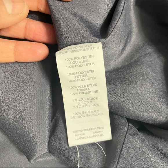 J. Crew Gray Pleated Midi Skirt, Size 14 - Picture 8 of 12